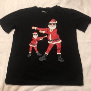 Anko boy’s dancing Santa tee shirt size 10